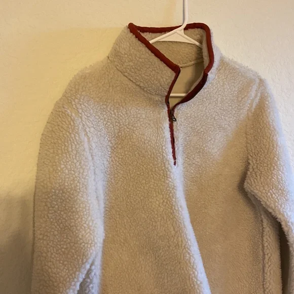 LL Bean Signature Sherpa Quarter Zip - Picture 2 of 4